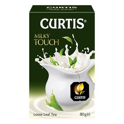Чай Curtis "Milky Touch" зелений ароматизований листовой 80 г