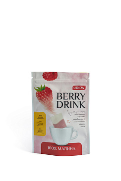Напій натуральний з сушених ягід Udida "Berry drink" Малина, 48 г