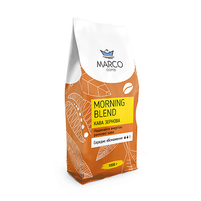 Кава Marco Coffee "Morning Blend" в зернах, 1000 гр